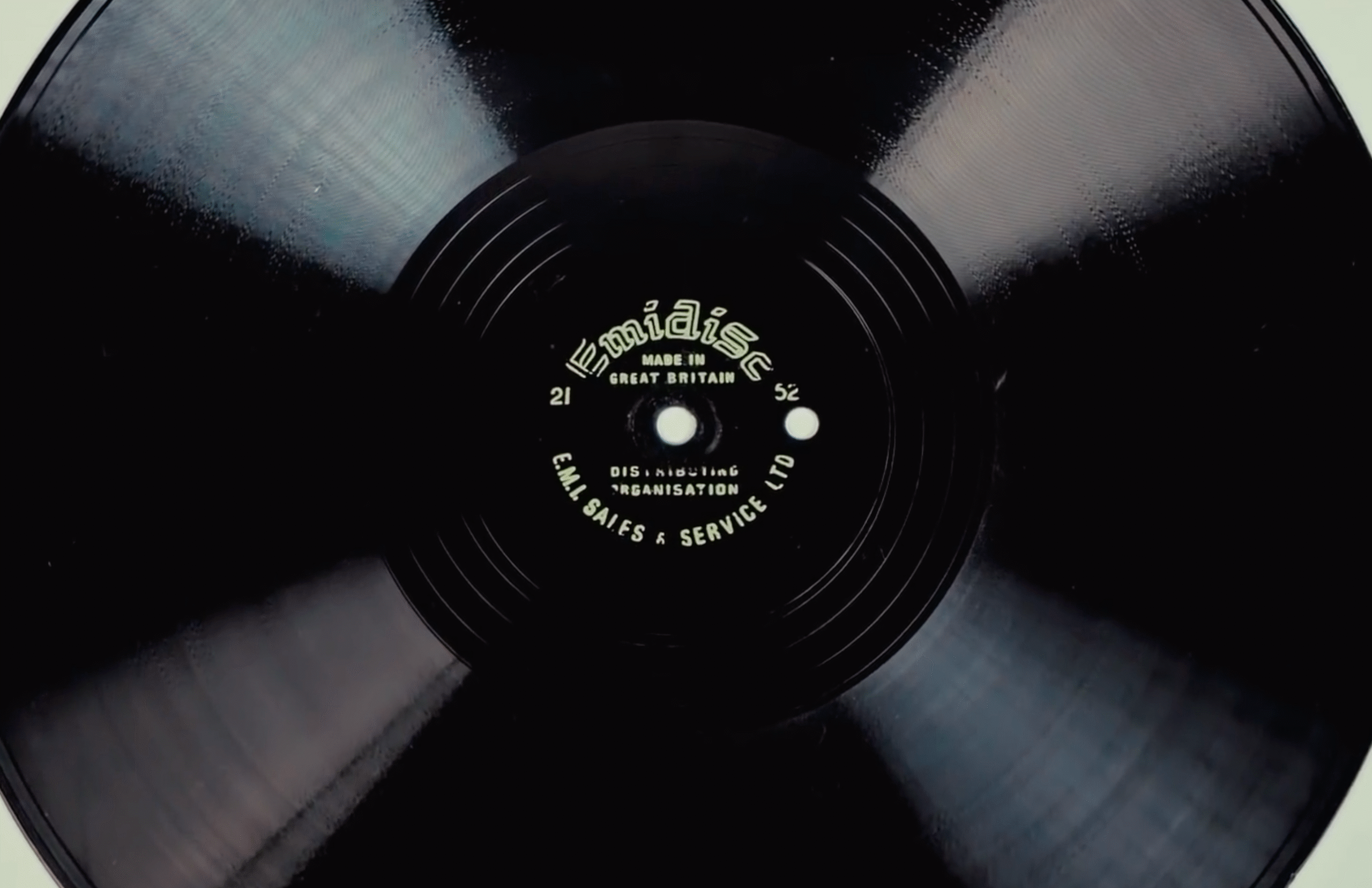 EMIDISC lacquer-coated aluminium acetate reference disc by The Beatles