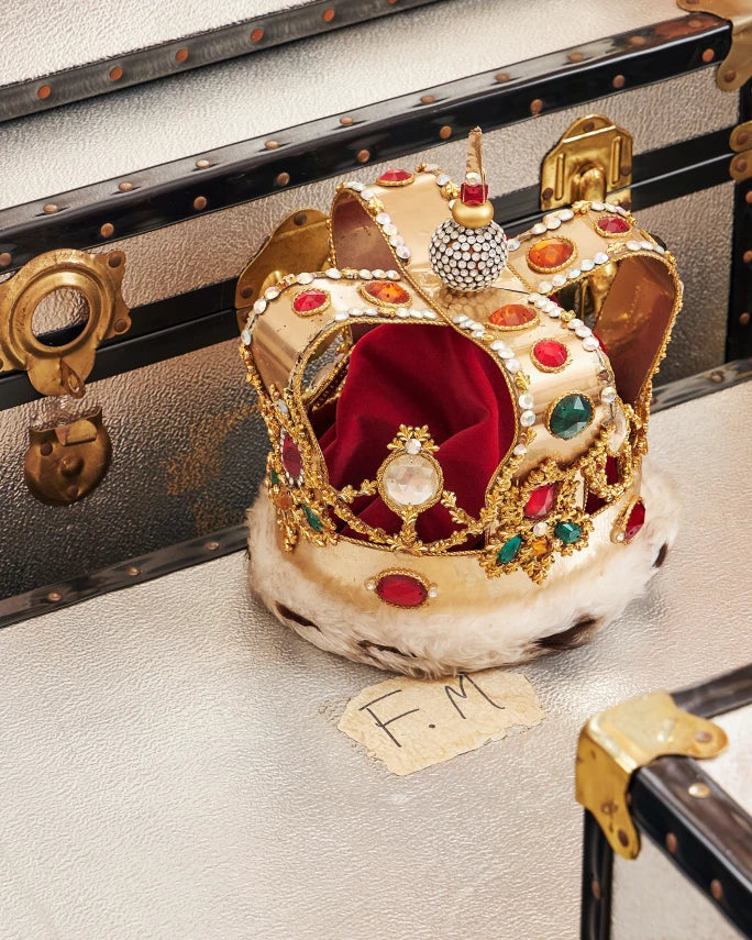 Freddie Mercury's signature crown and stage cloak