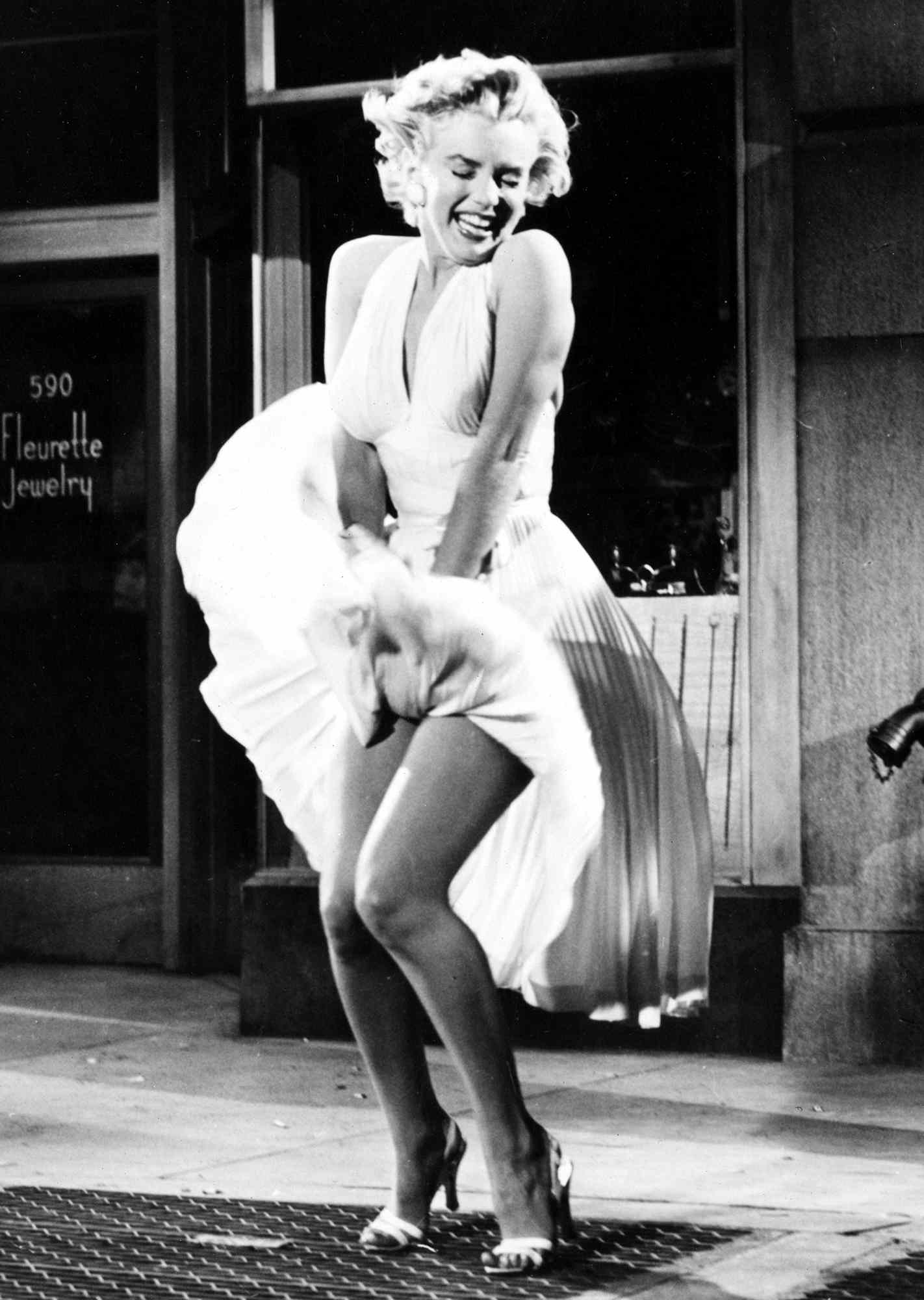 Marilyn Monroe's white halter dress from the 1955 film The Seven Year Itch.