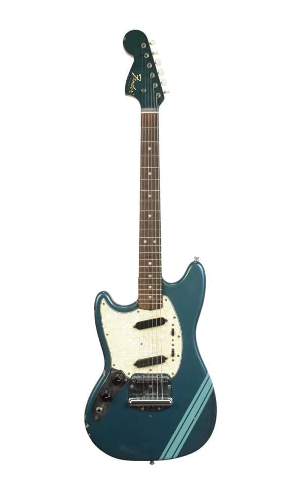 Nirvana: Kurt Cobain Smells Like Teen Spirit Fender Mustang guitar