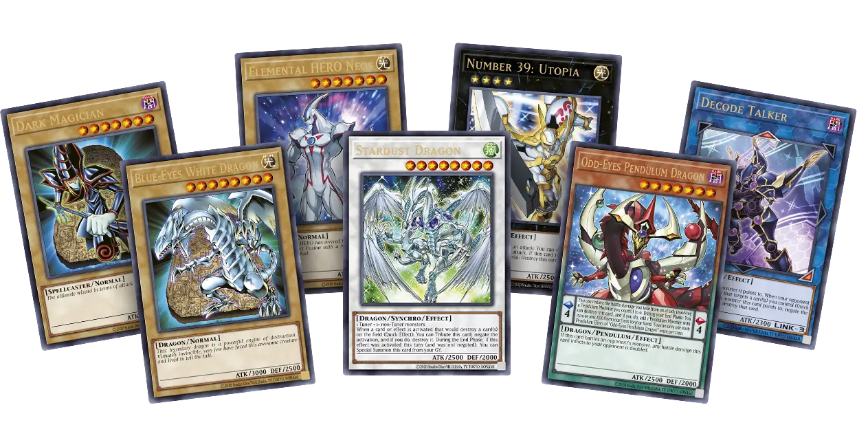 Multiple Yu-Gi-Oh! cards