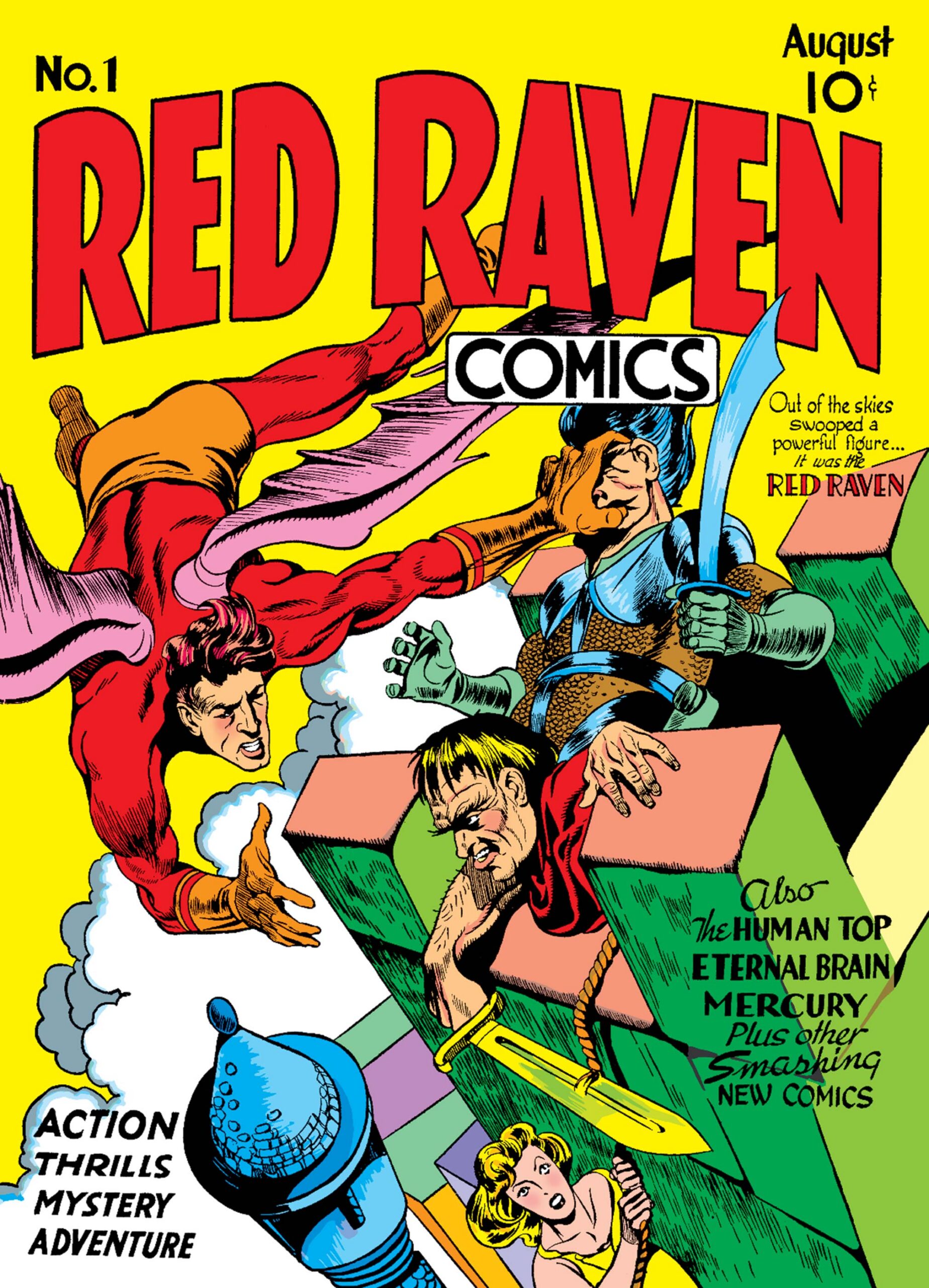 Red Raven Comics #1 Mile High pedigree cover with Jack Kirbys first signed comic work
