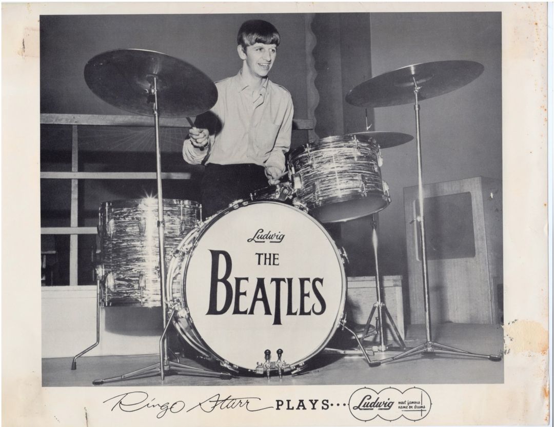 Drum kit associated with Ringo Starr