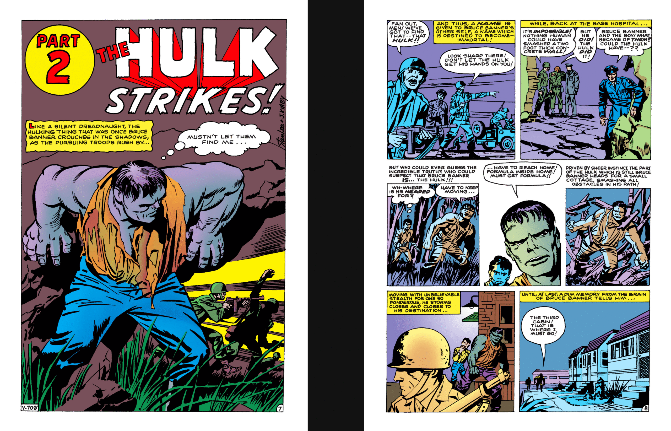 Inside The incredible Hulk comic book, part 2.