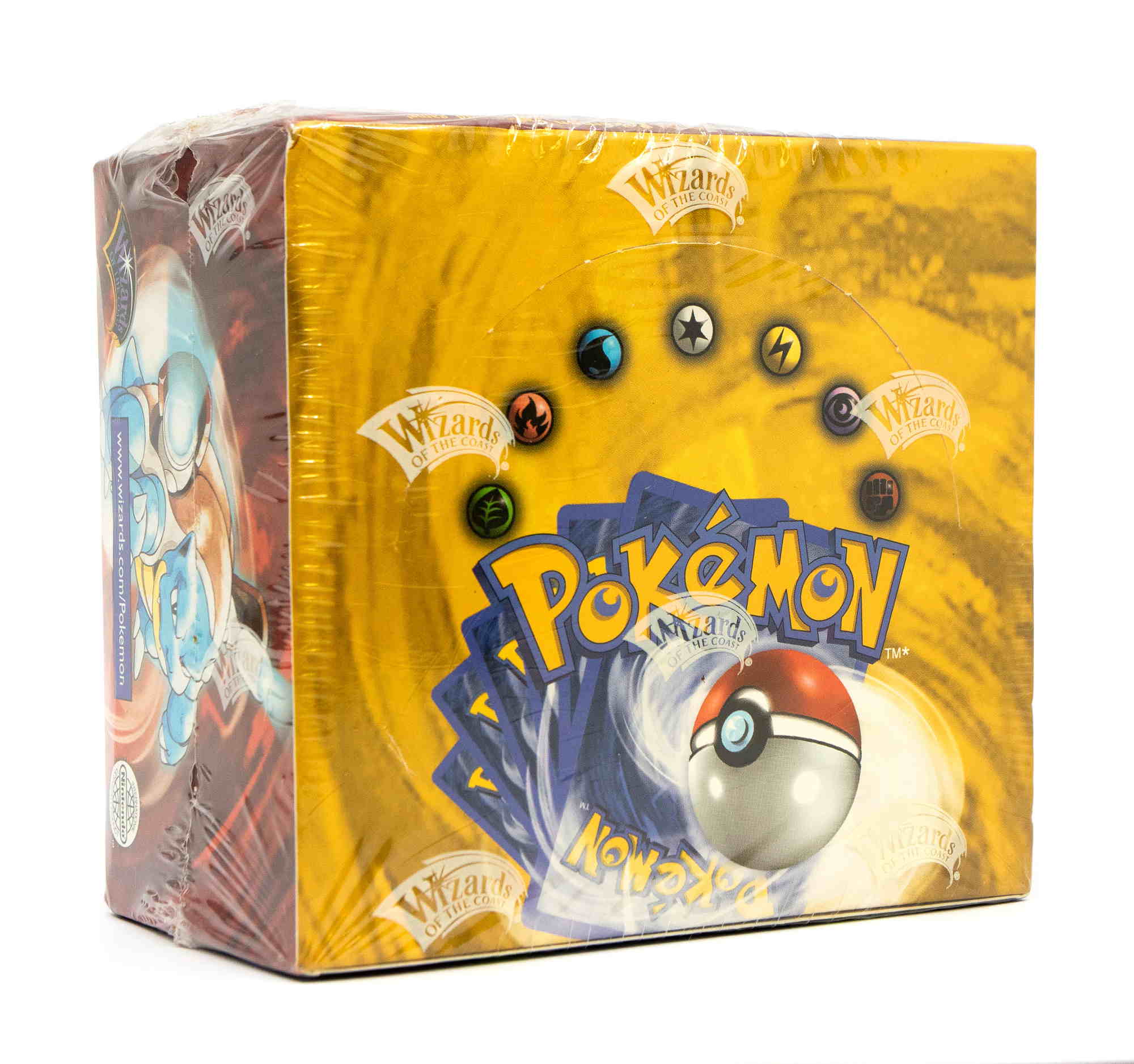 Sealed English 1st Edition Base Set Pokémon booster box