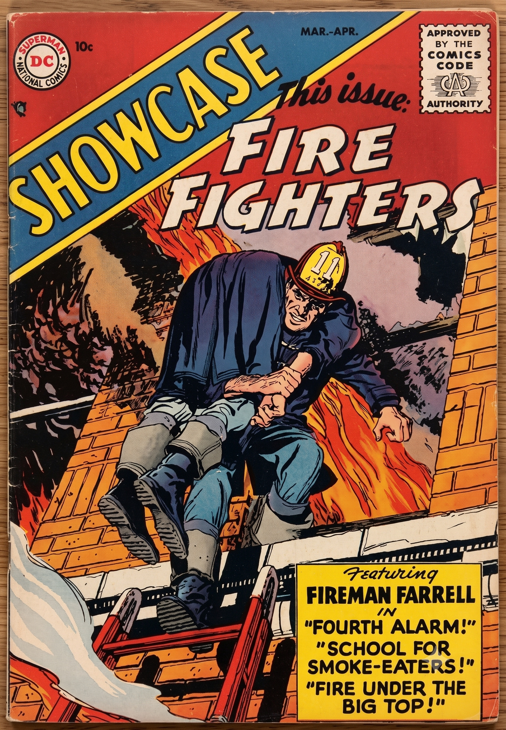 Showcase #1 firefighter theme cover