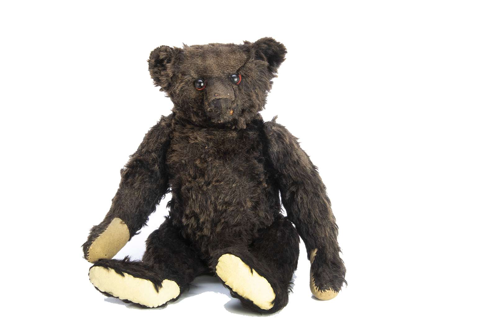 Steiff Titanic black mohair mourning bear from 1912
