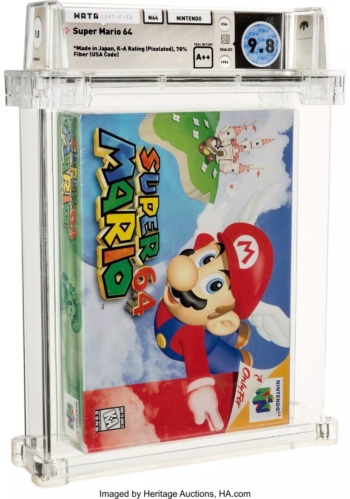 Super Mario 64 video game for the Nintendo 64 console