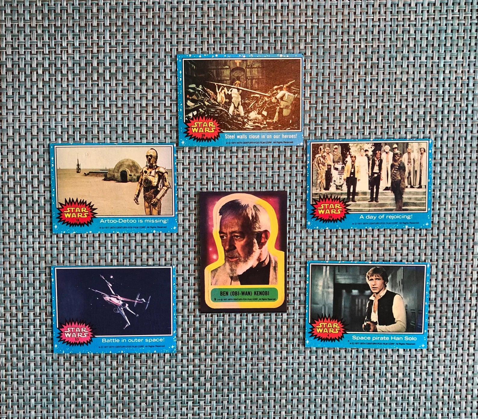 Vintage 1977 TOPPS Star Wars Collector Cards