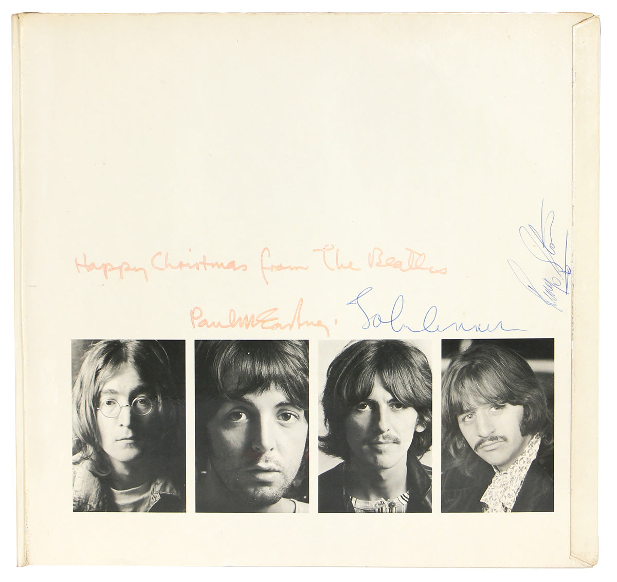 White Album signed by John Lennon and Paul McCartney