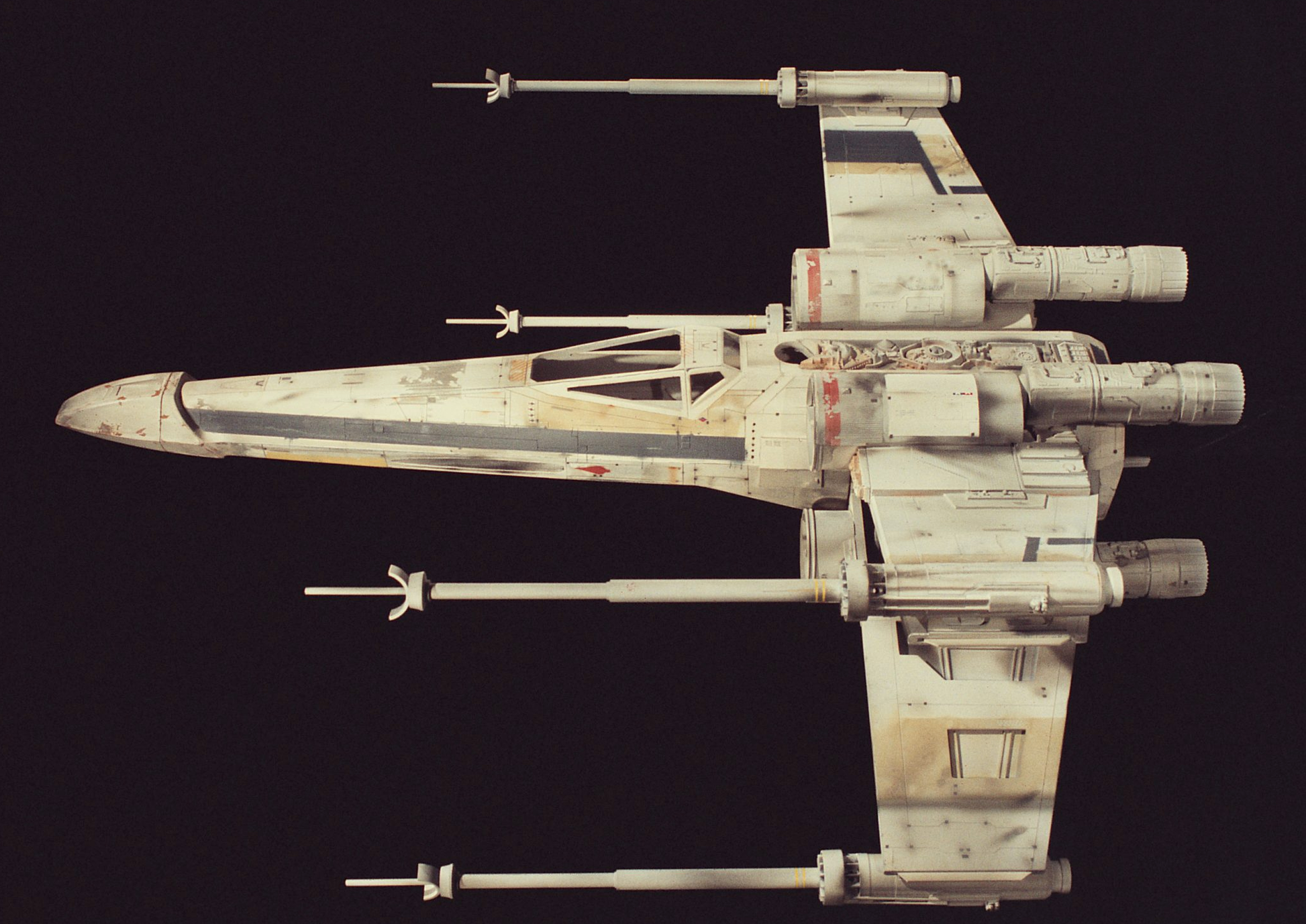 X-Wing Starfighter filming miniature