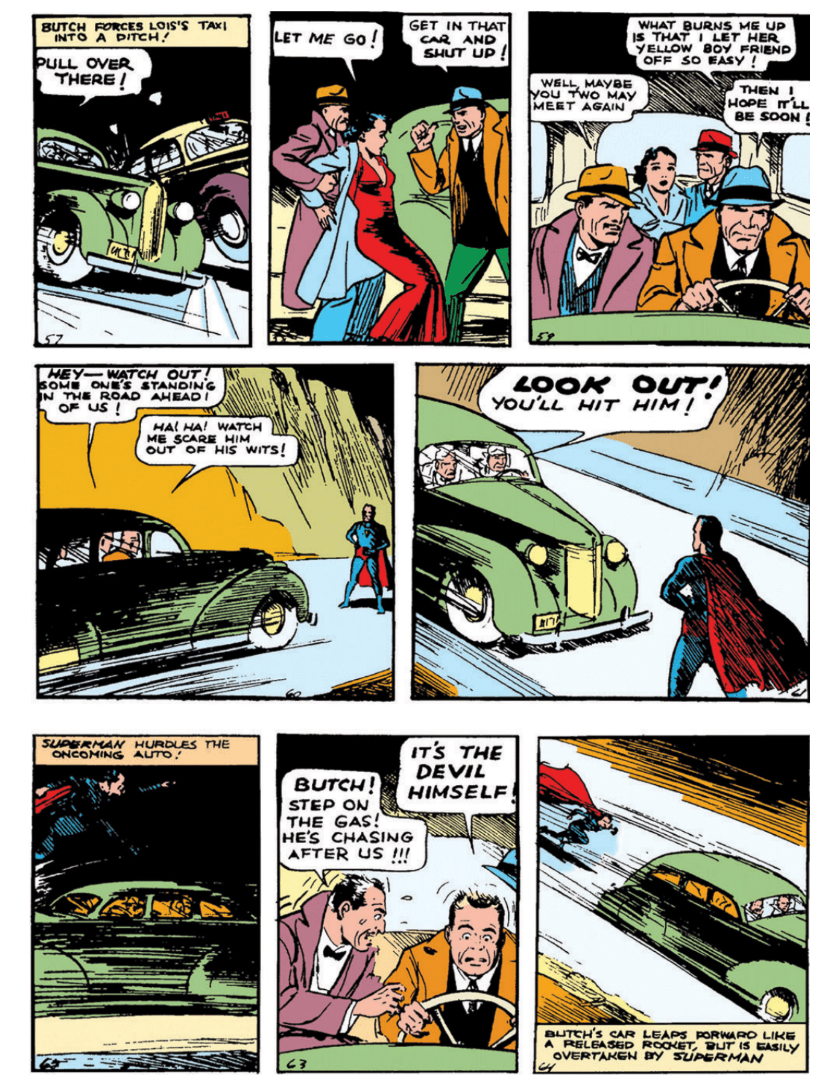 Page inside Action Comics #1