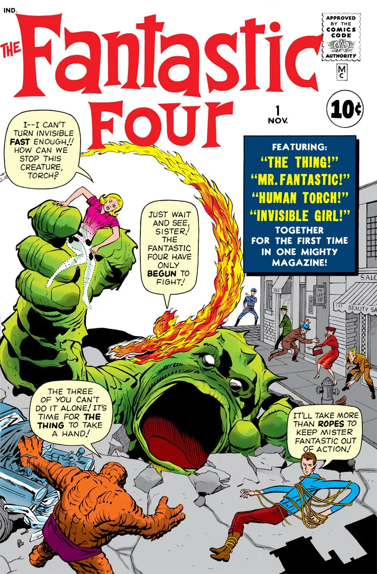 Fantastic Four number 1 1961 Marvel comic first appearance