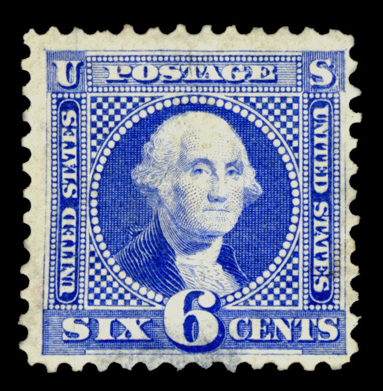 6c Washington re-issue single