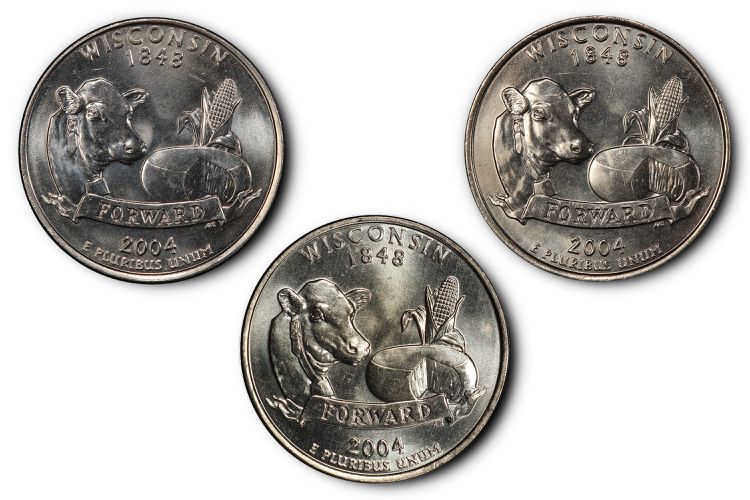 Quarters with minting errors