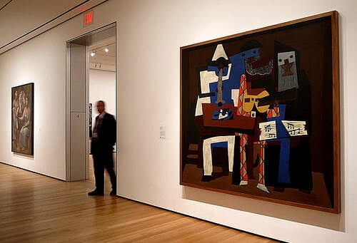 Pablo Picasso's Three Musicians, 1921, Museum of Modern Art, New York