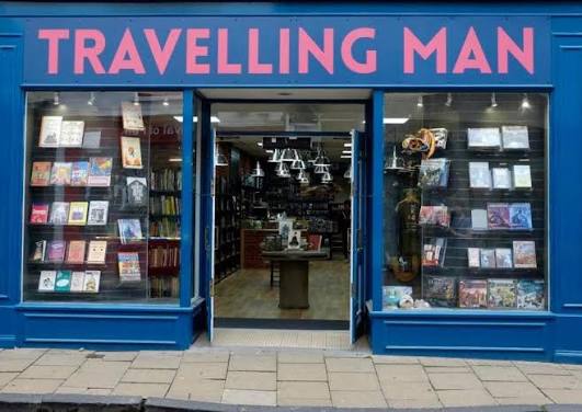 Front shop of Travelling Man