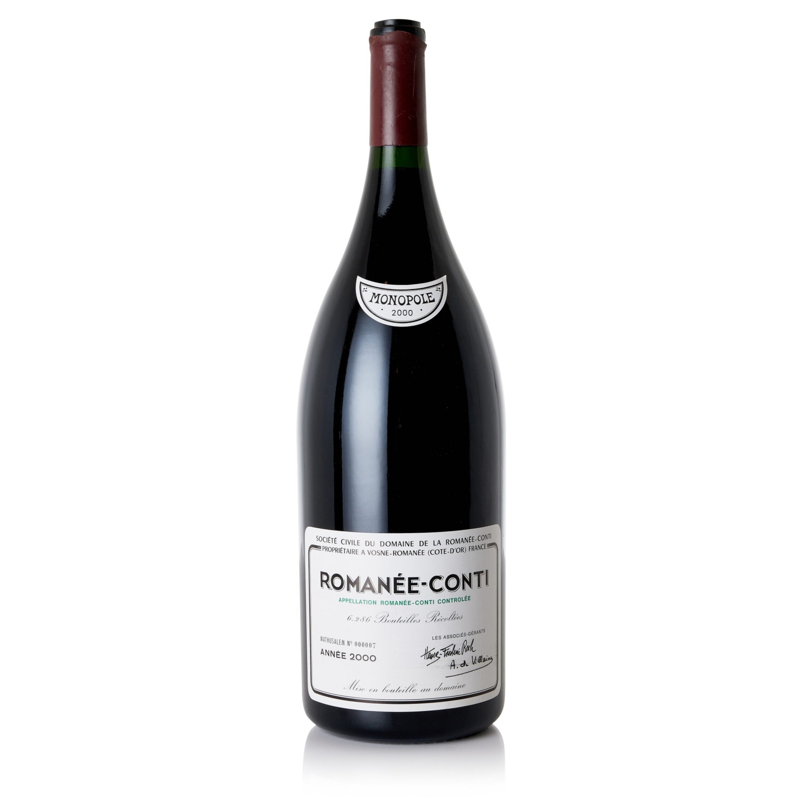 Romanée-Conti 2000 in Methuselah format