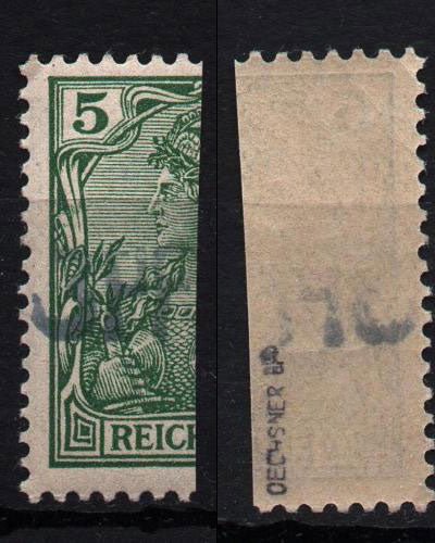 The Vineta provisional, a Germania stamp bisected and hand-surcharged at sea