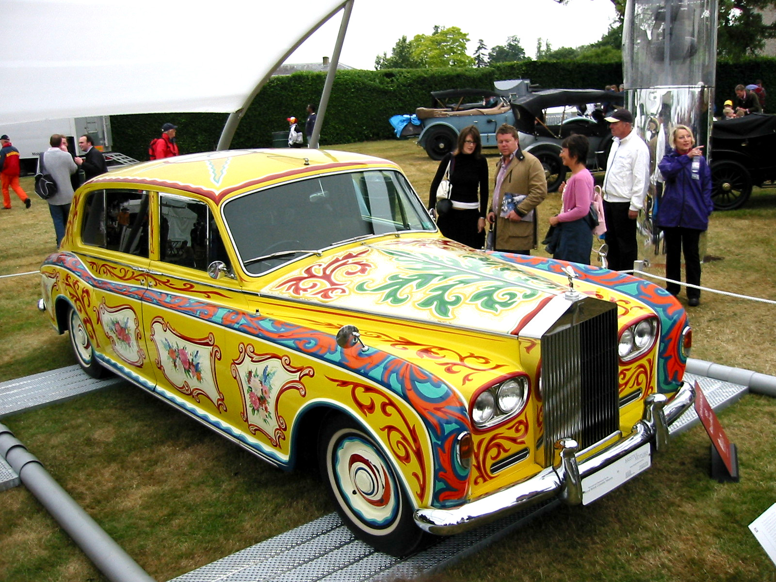 John Lennon's psychedelic Phantom V at Goodwood in 2004